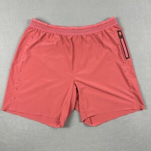 Ten Thousand The Session Shorts Mens 2XL Red Athletic Training Zip Pocket Vented